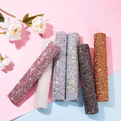 EBANKU mat on vanity with nail tools showing decorative protection for surfaces