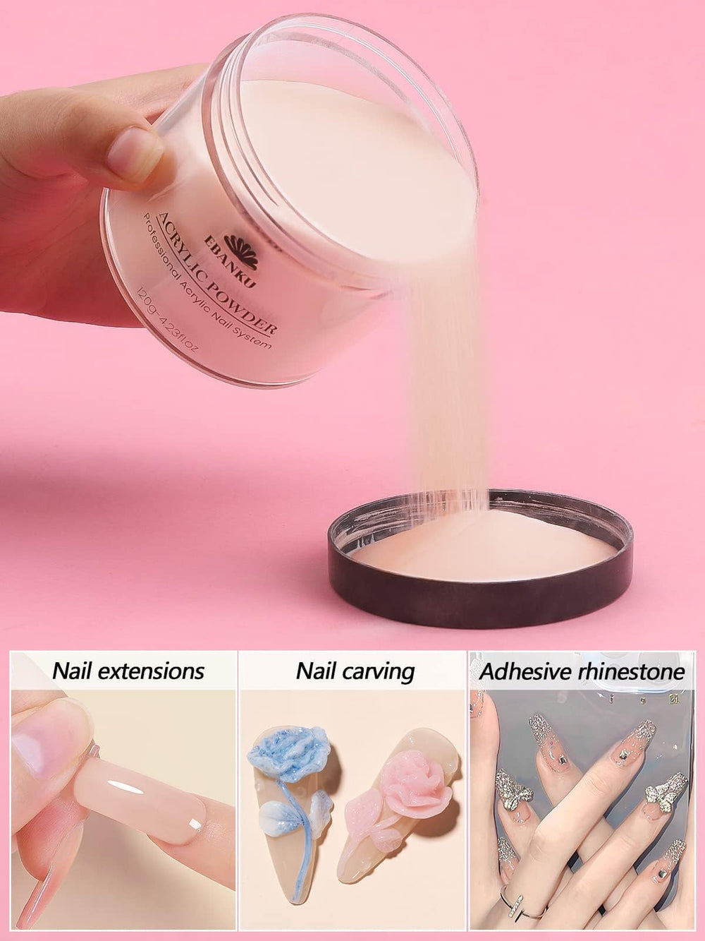 EBANKU carved nail detail highlighting precision for intricate nail art