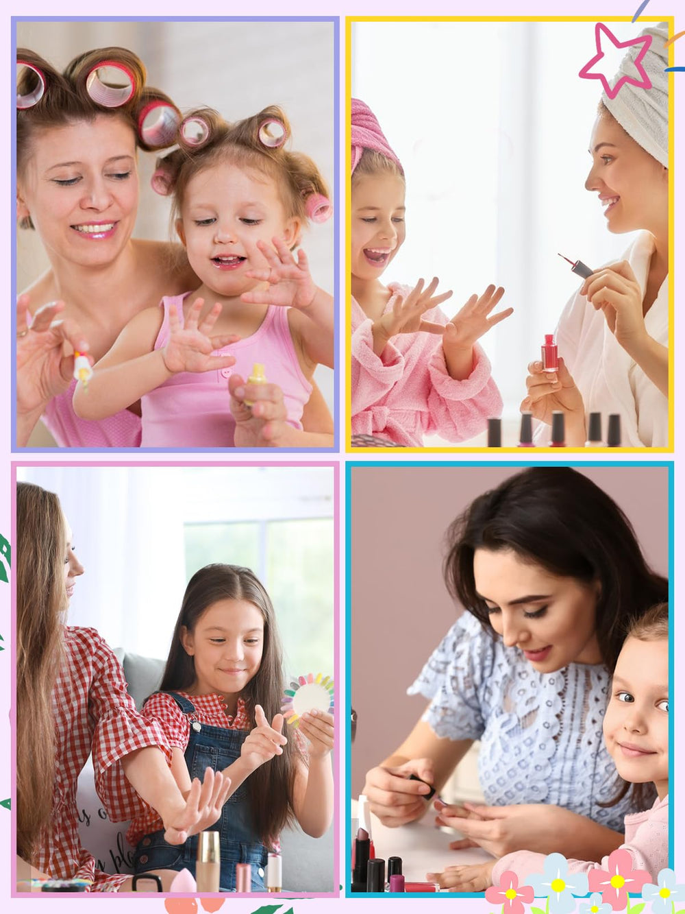 EBANKU nails applied on a child's hand demonstrating comfortable fit and playful look