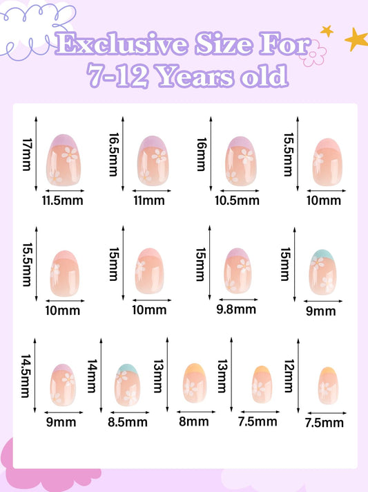 EBANKU numbered size layout with 13 sizes visible, simplifies fitting and keeps nails organized