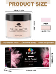EBANKU close-up of powder texture highlighting smooth application benefit