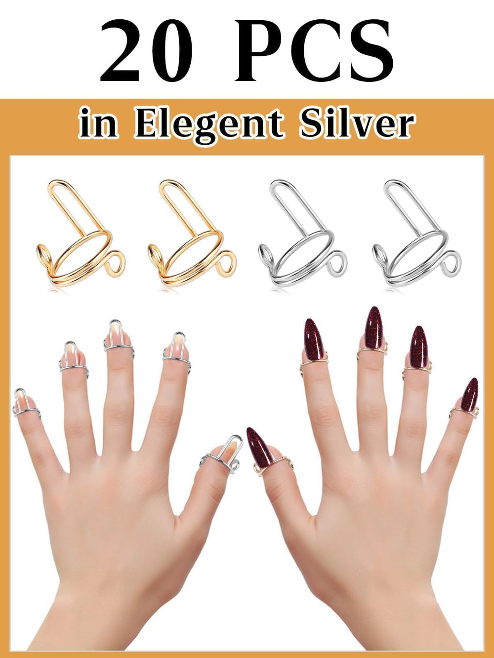 EBANKU set laid out to show scale with rings and 96 adhesive tabs for replacements