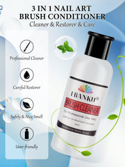 EBANKU 120ml bottle next to a ruler to show compact size and salon-friendly portability
