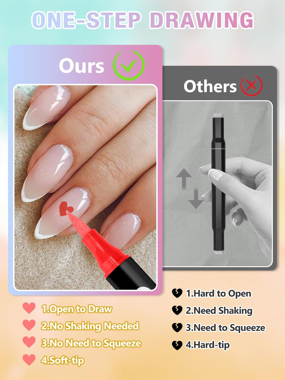 EBANKU pens next to a coin showing compact size and portability benefit