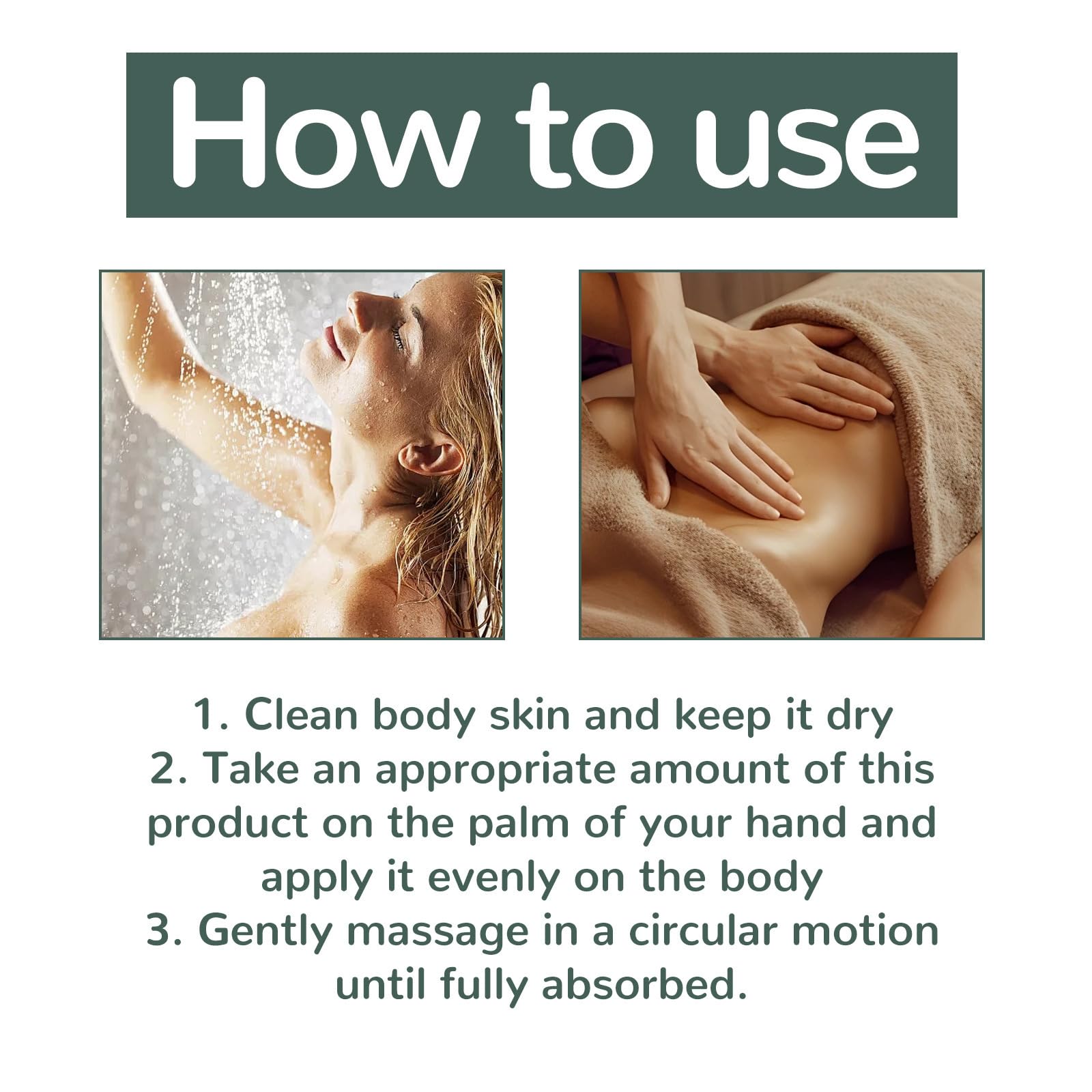 EBHDEH oil applied on hand demonstrating quick absorption