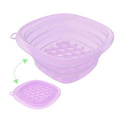 EBIGIC bowl on bedside table in lifestyle setting showing at-home spa convenience benefit
