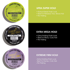 EBIN NEW YORK with argan and castor oil visuals highlighting conditioning benefit