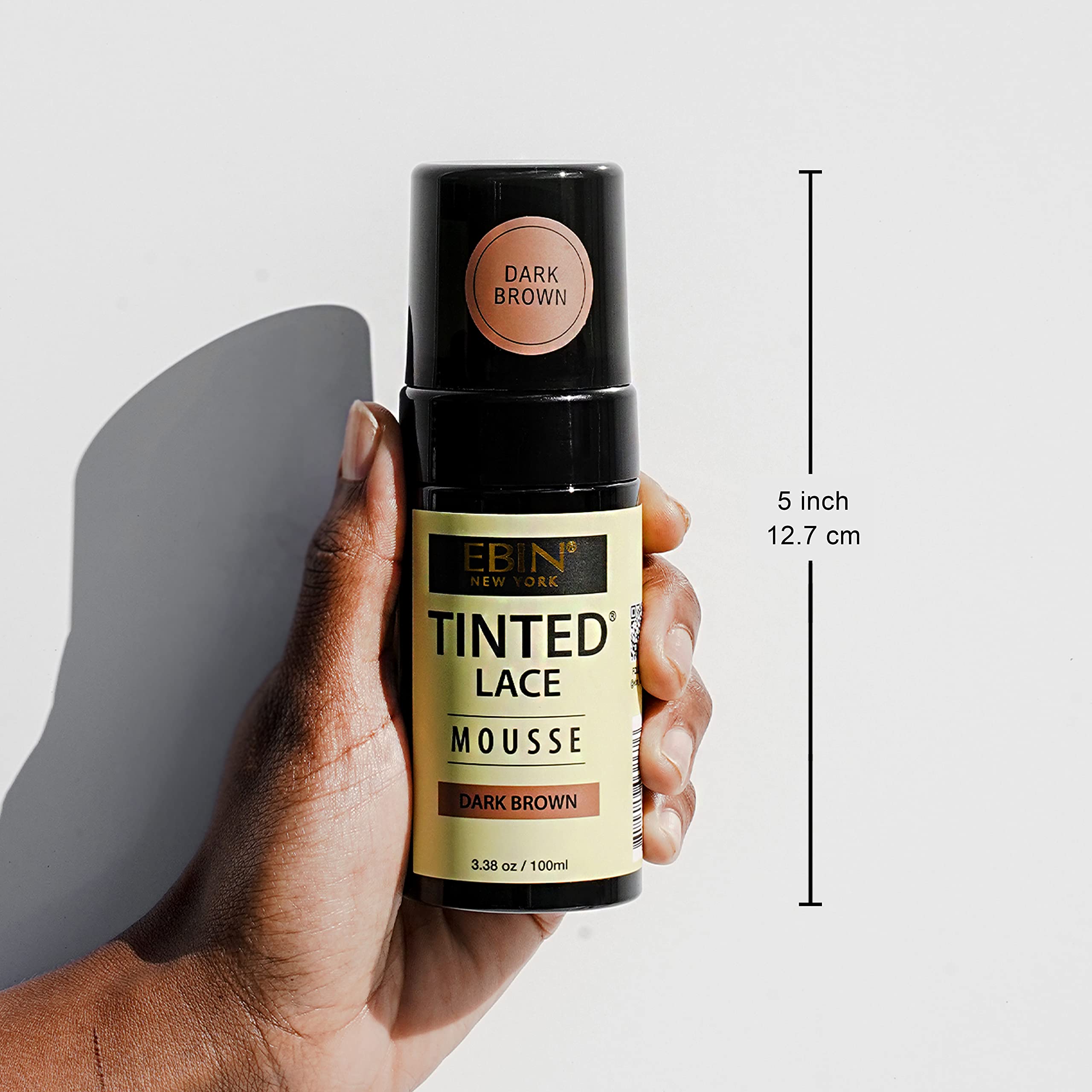 EBIN NEW YORK mousse texture on wig lace showing smooth absorption and natural finish