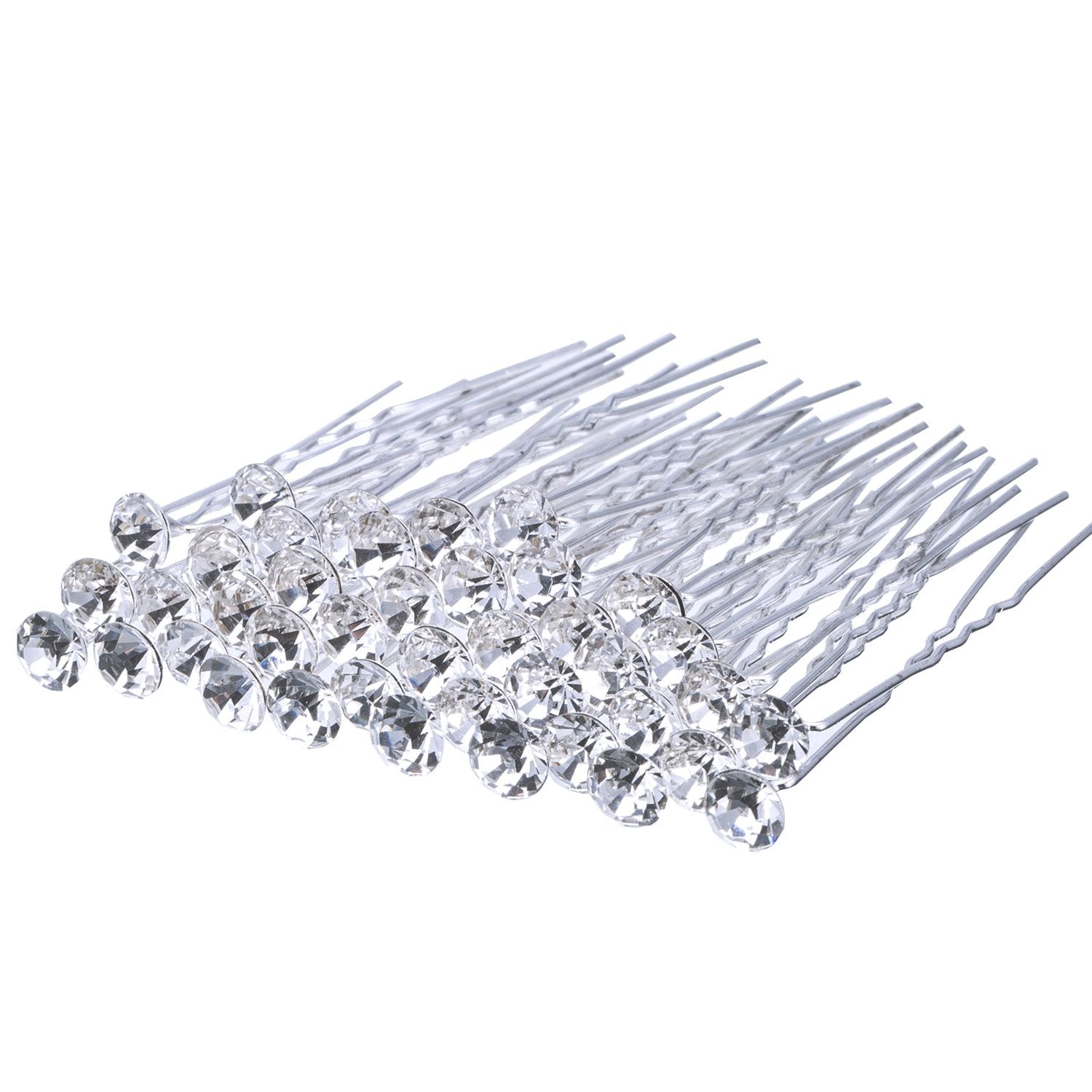 EBOOT front packaging showing 40-piece silver hair pins and tidy storage - easy transport