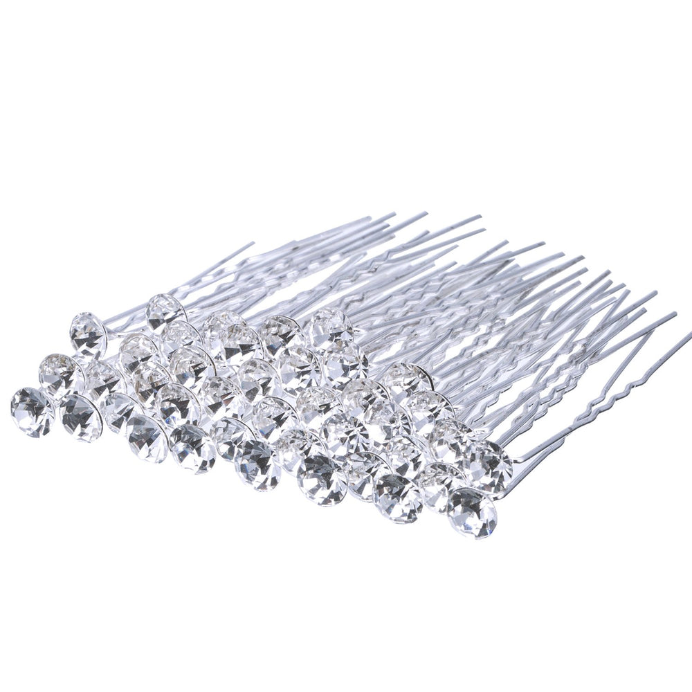 EBOOT front packaging showing 40-piece silver hair pins and tidy storage - easy transport