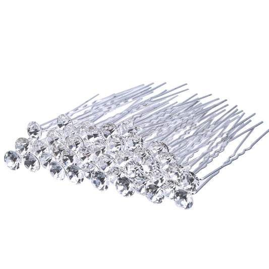 EBOOT front packaging showing 40-piece silver hair pins and tidy storage - easy transport