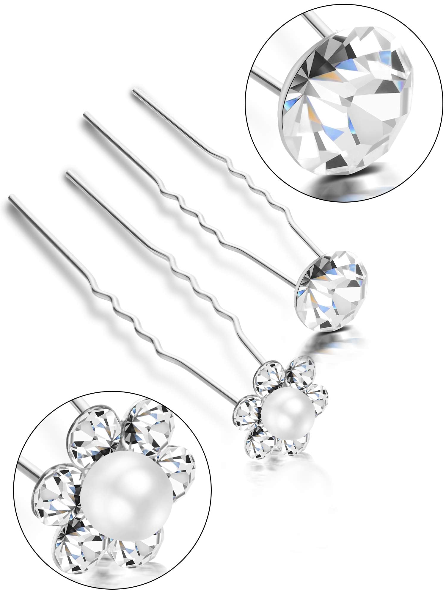 EBOOT pins placed in a bridal updo demonstrating secure hold benefit