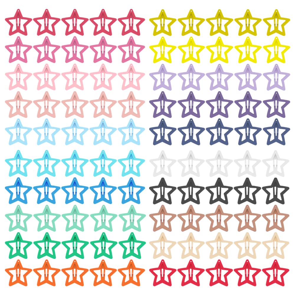 ECADY front packaging of 100 star clips showing assortment and convenience