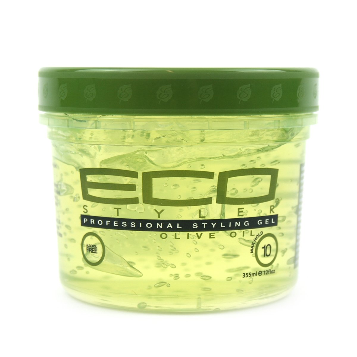 ECCO Eco Styler front packaging showing 12oz jar and label with benefits