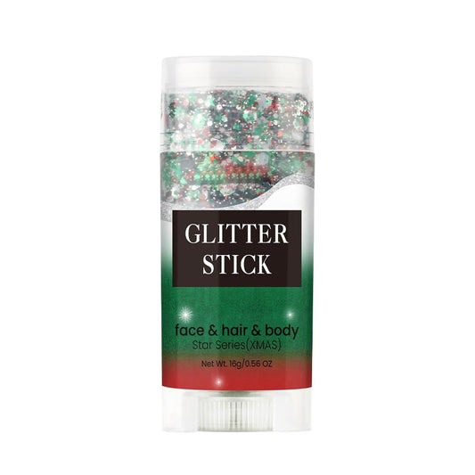 ECDMKF body glitter stick front packaging showing product and brand