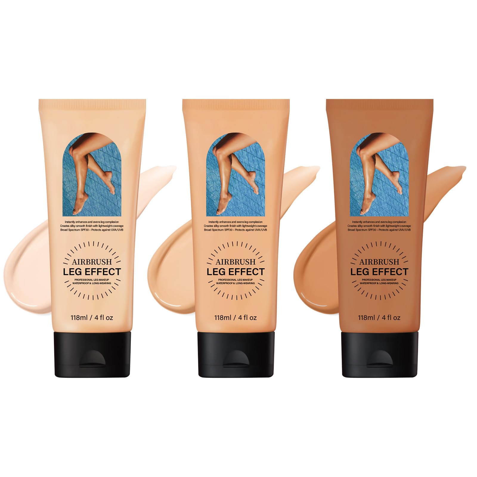 ECDMKF lotion texture close-up, smooth breathable formula for natural finish