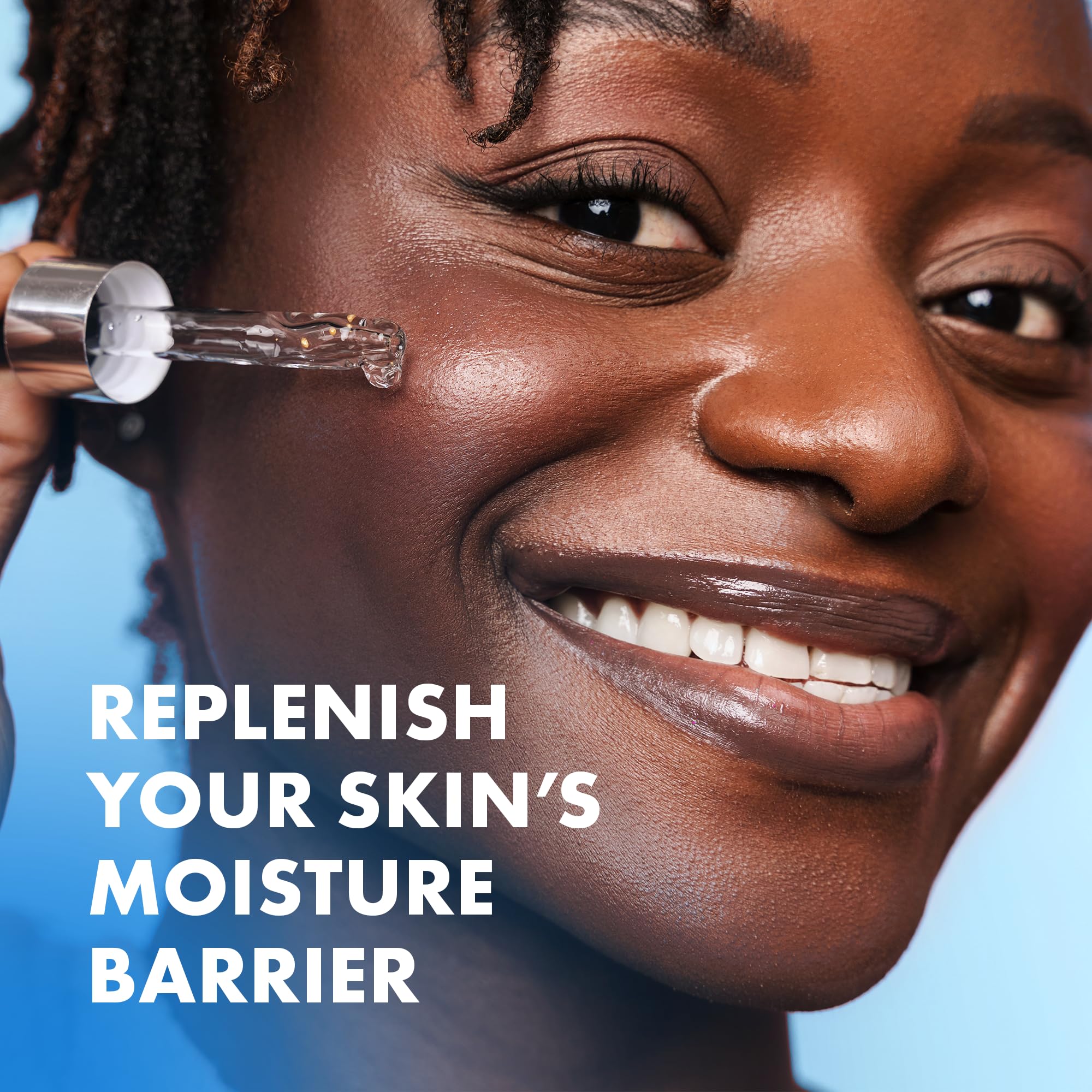 Eclat Skincare label detail showing concentration and clean formula