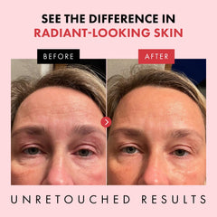 Eclat Skincare being applied to hand demonstrating easy absorption and moisture