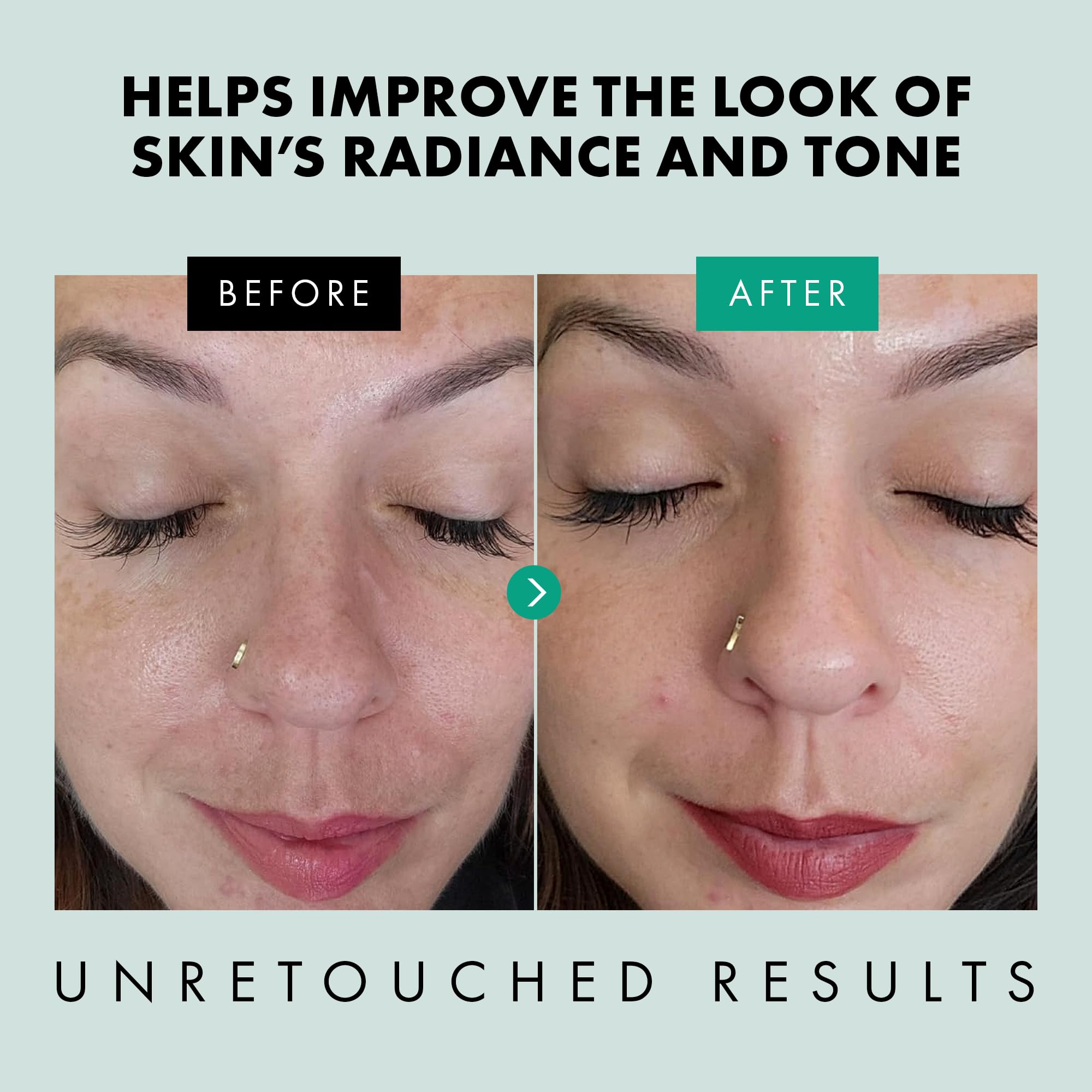 Eclat Skincare label highlighting ingredients and concentration benefit