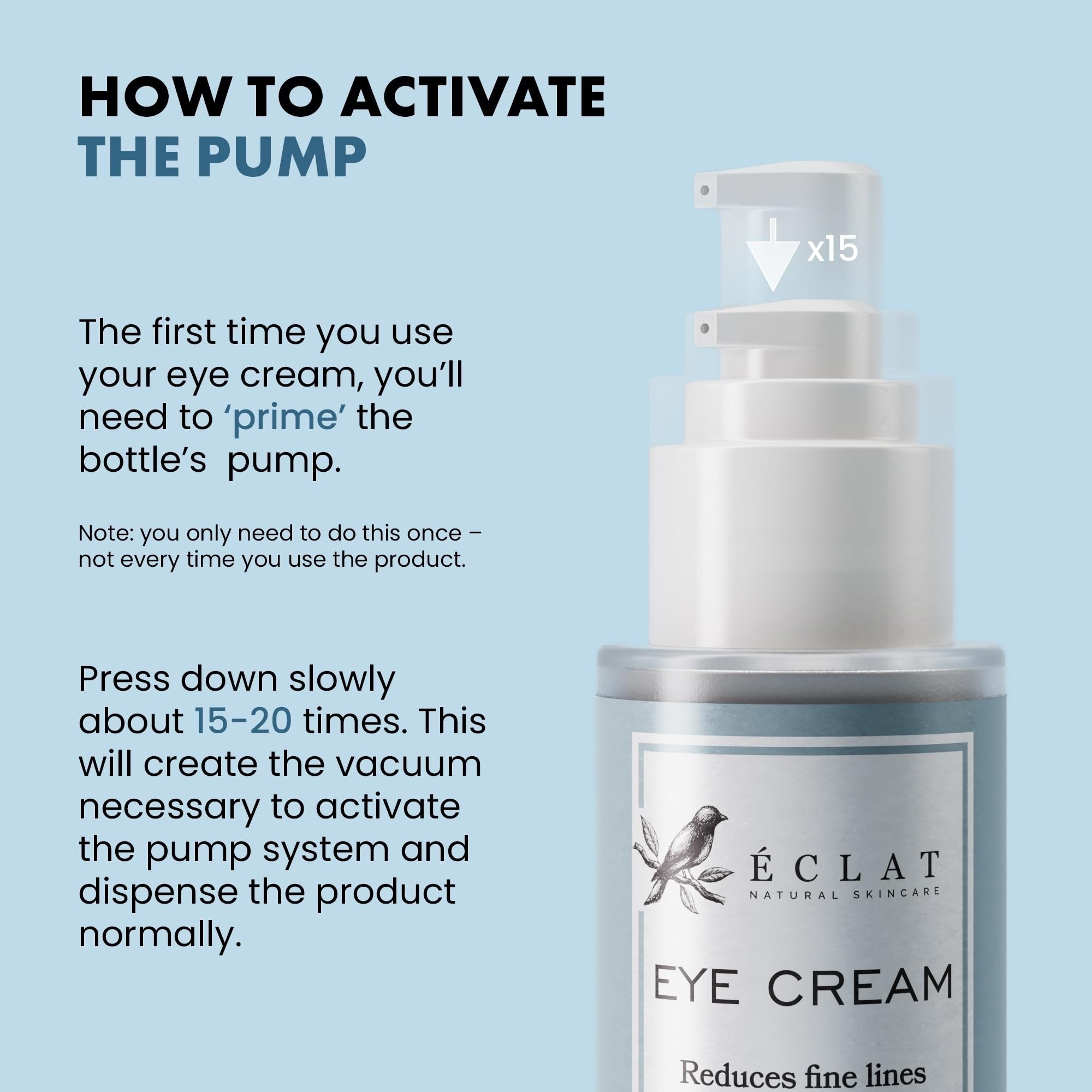 Eclat Skincare on bathroom vanity styled shot showing daily routine convenience and glow