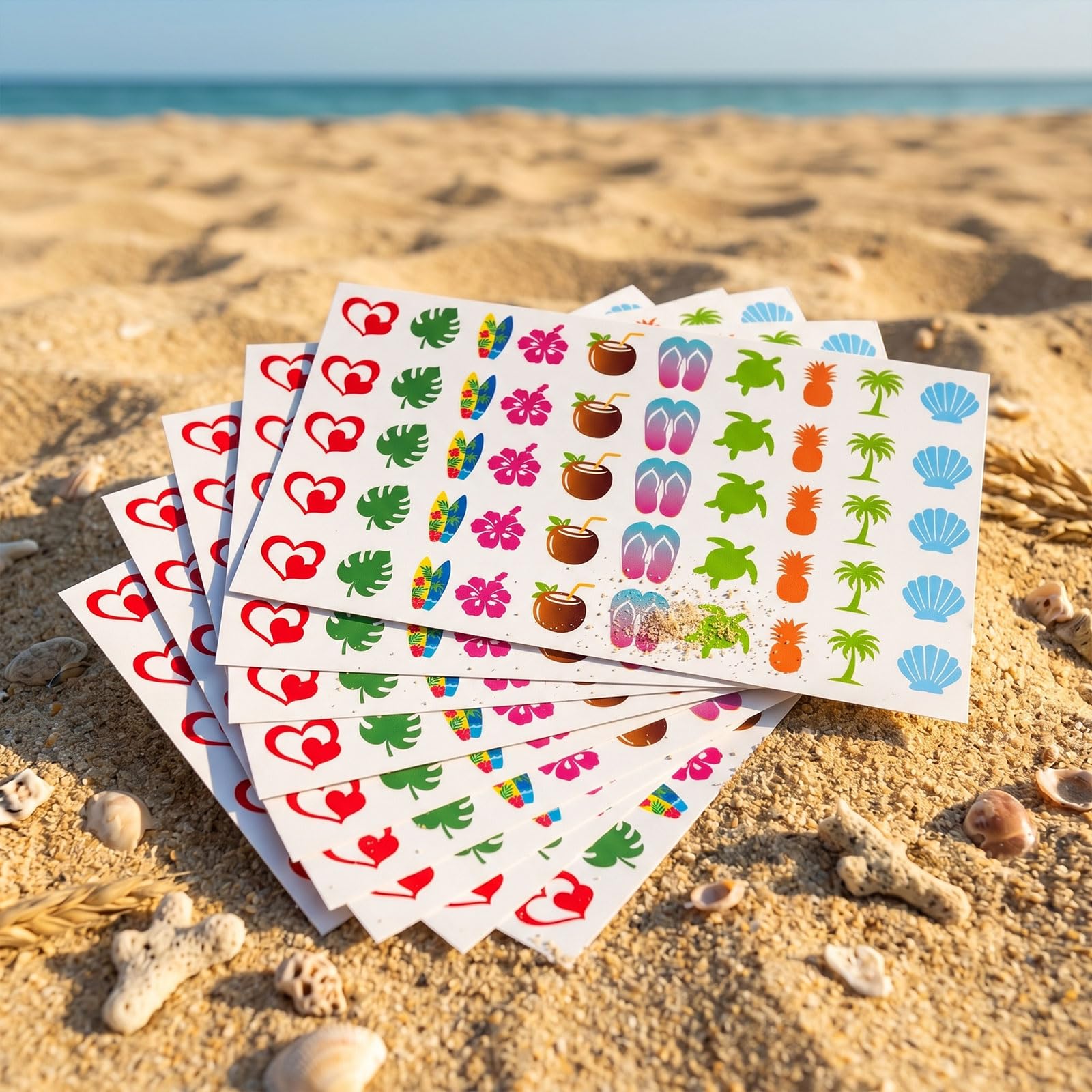 Eclazul stickers used on notebook and phone case showing versatile craft possibilities