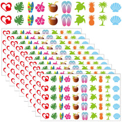 Eclazul front packaging showing 500-piece tropical tanning stickers and value pack benefit