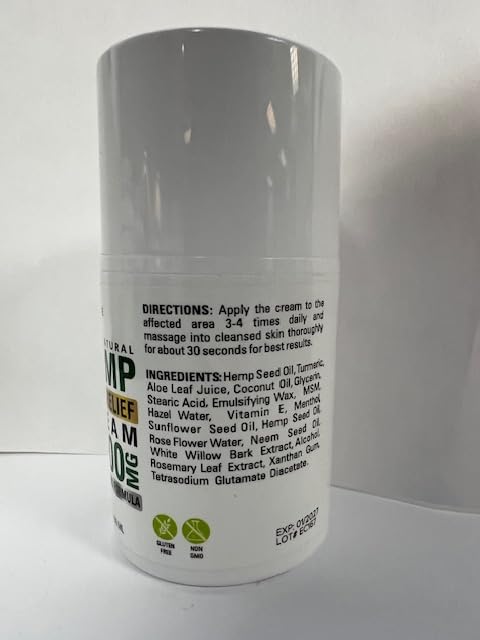 Eclipse Hemp cream on bathroom shelf in lifestyle shot for daily use routine