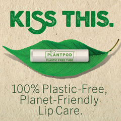 Eco Lips Bee Free size comparison beside credit card showing compact travel-friendly design benefit