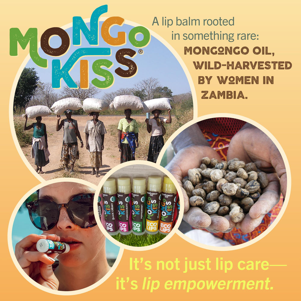 Eco Lips Mongongo oil bottle with natural ingredient focus and nourishment