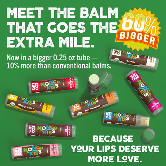 Eco Lips open tube close-up showing smooth balm texture for hydration