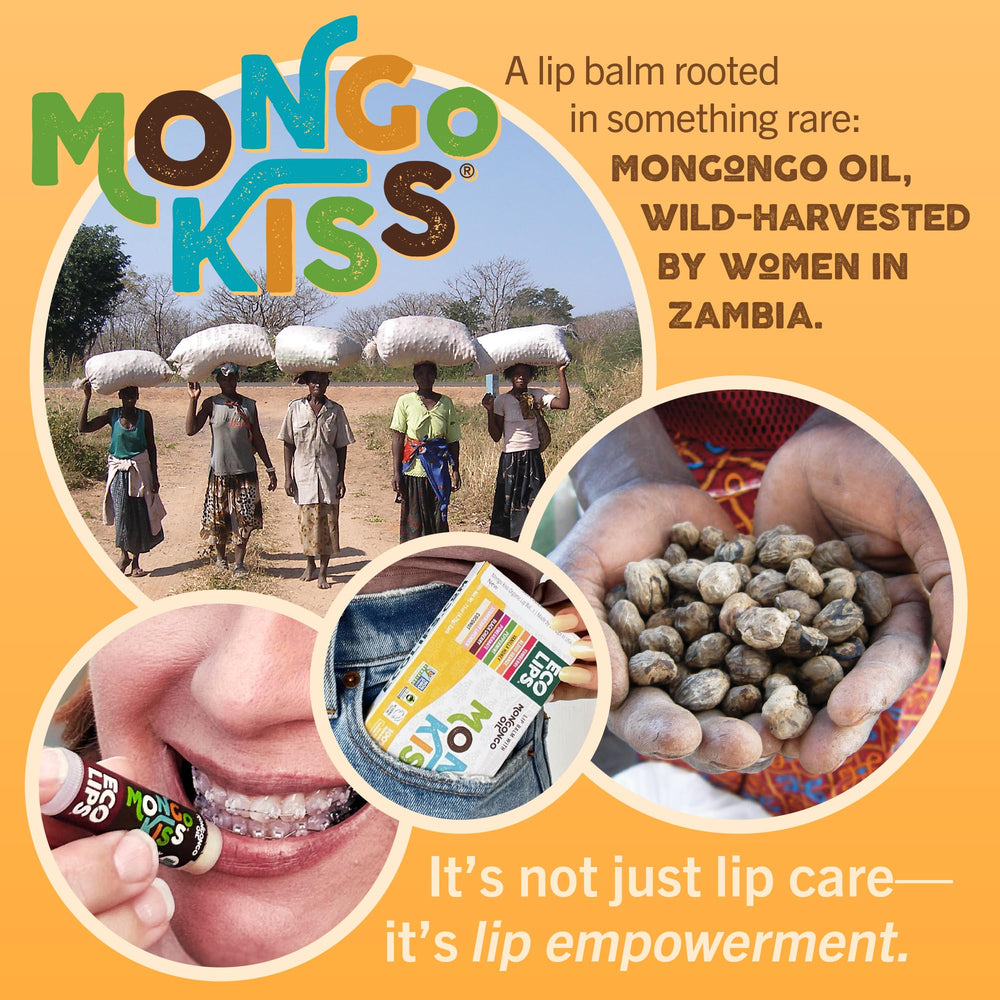Eco Lips Mongo Kiss tubes arranged in gift box ready to present as eco-friendly gift