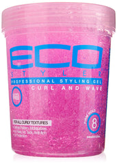 Eco Style Ecoco Curl & Wave 32oz tub front label showing product benefits and size