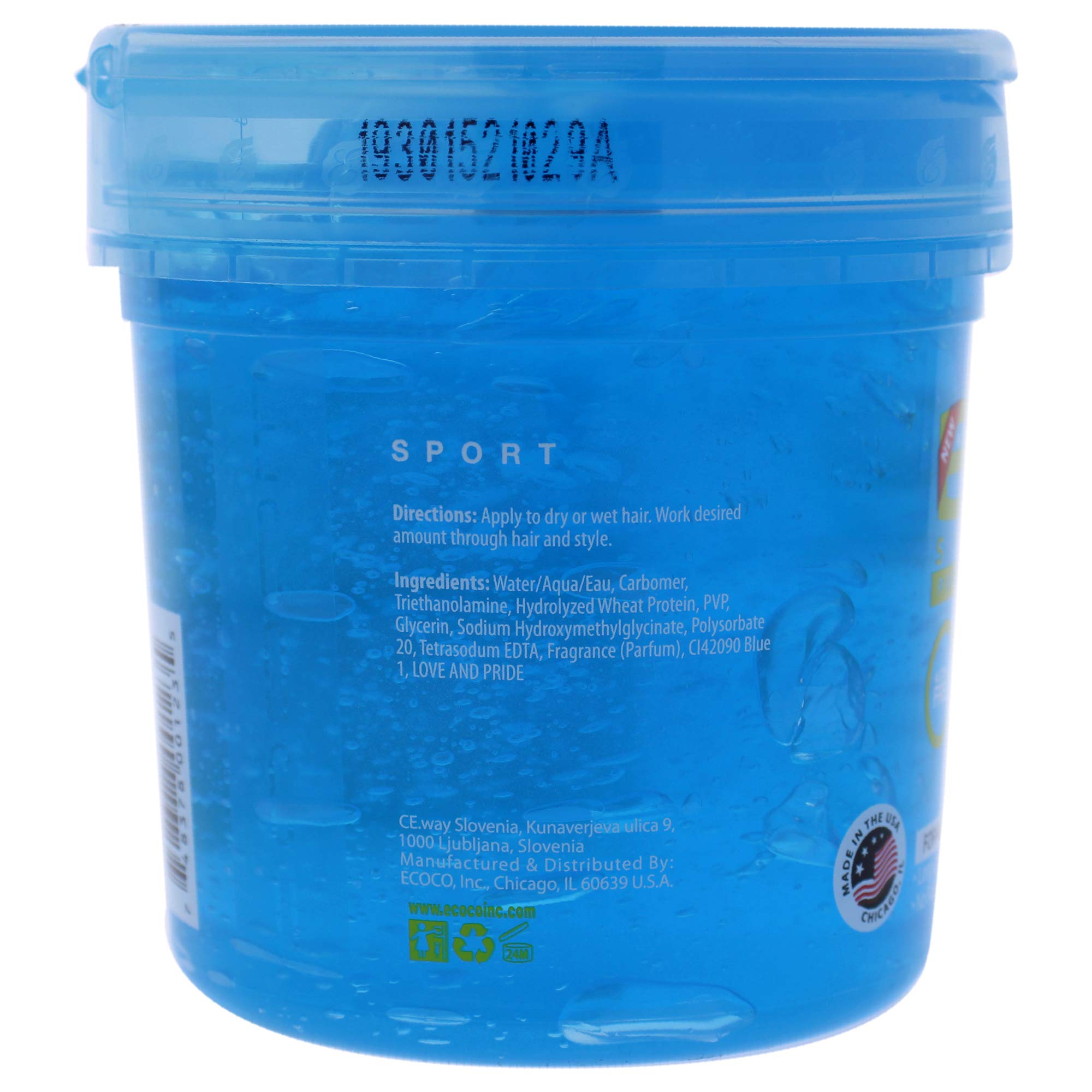 Eco Style Nvey Eco gel texture on fingers demonstrating smooth, no-flake finish