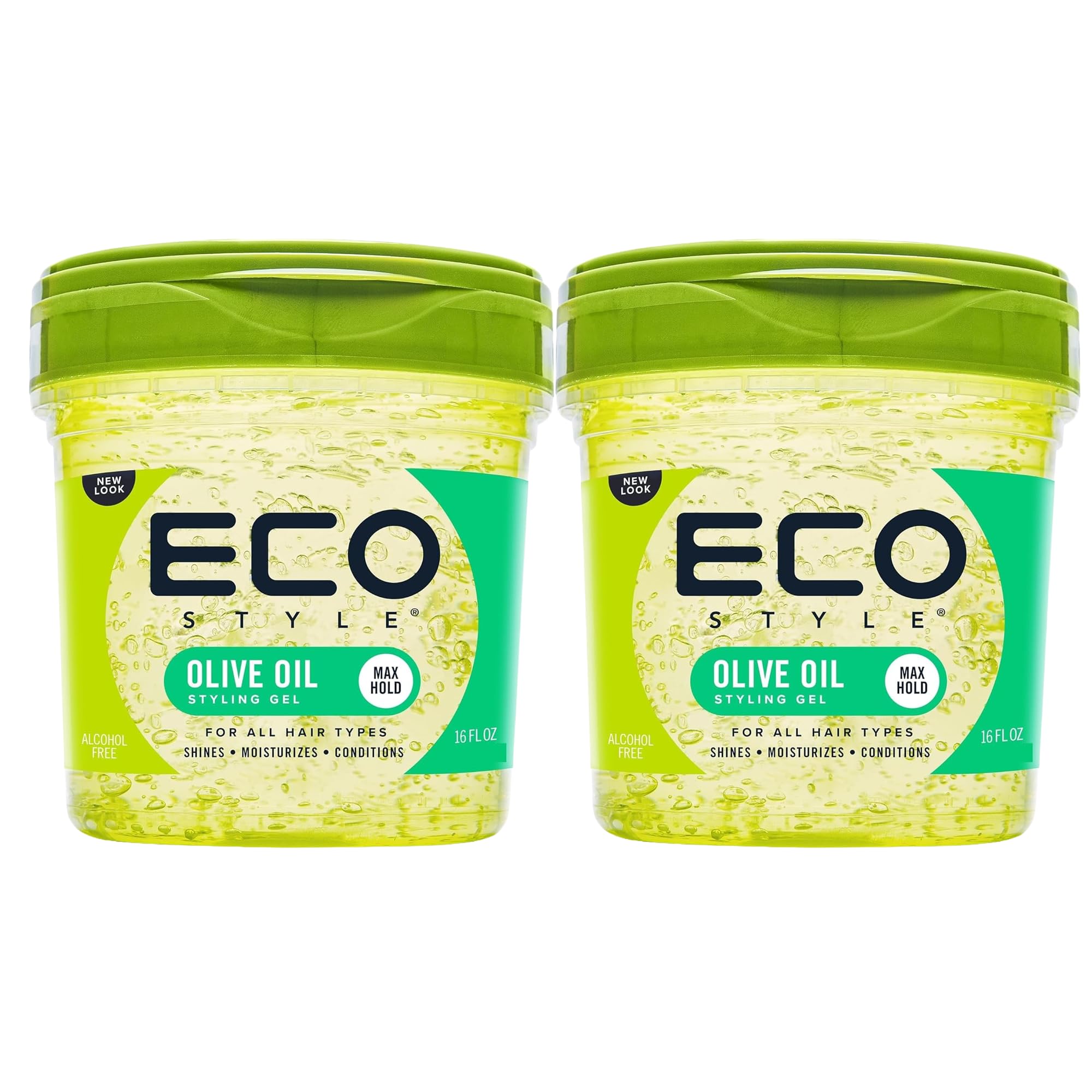 Eco Style front packaging showing brand and product benefits for styling