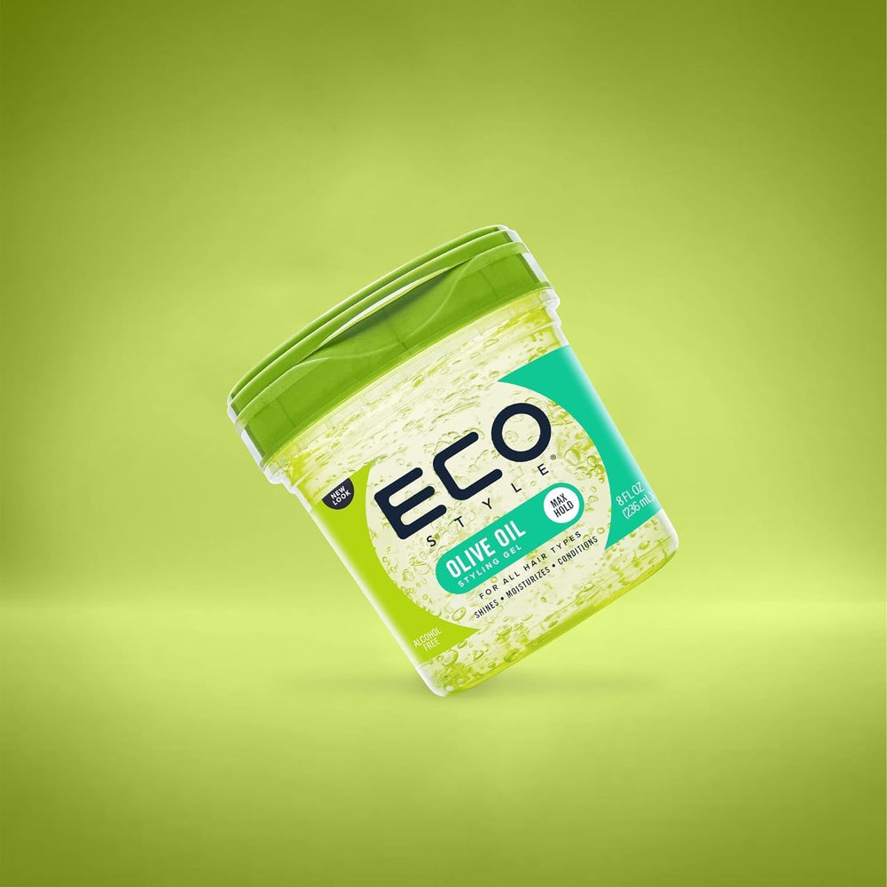 Eco Style jar held in hand to show actual 8 oz size and convenience