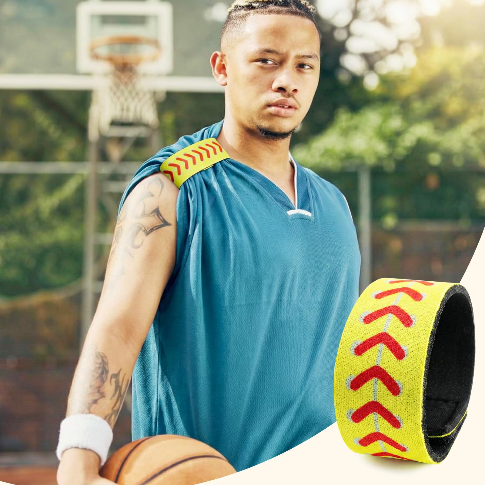 EcoBrisa pair on athlete arm during game ensuring sleeves stay in place
