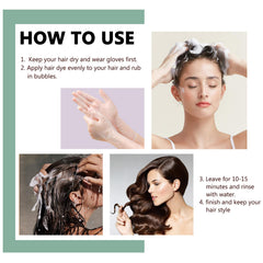 ECOFAN application on hair demonstrating simple three-step use