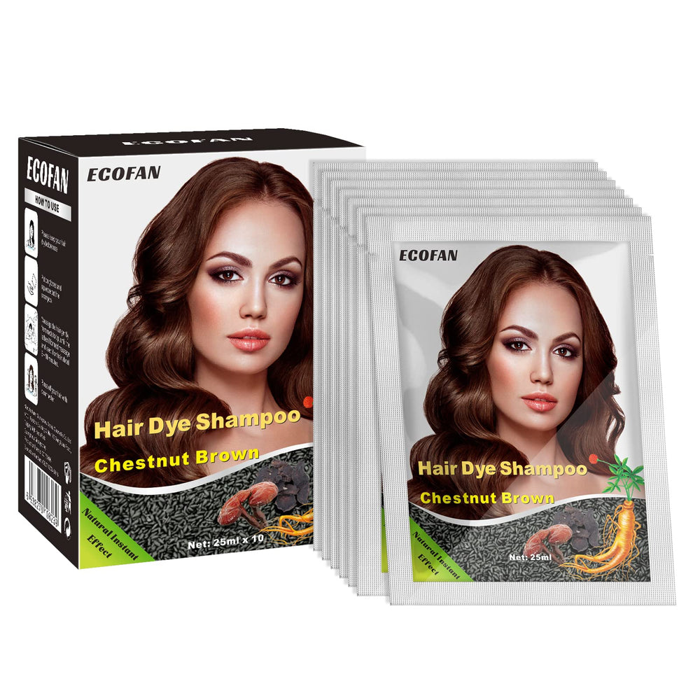 ECOFAN front packaging showing ten chestnut brown sachets and product benefits