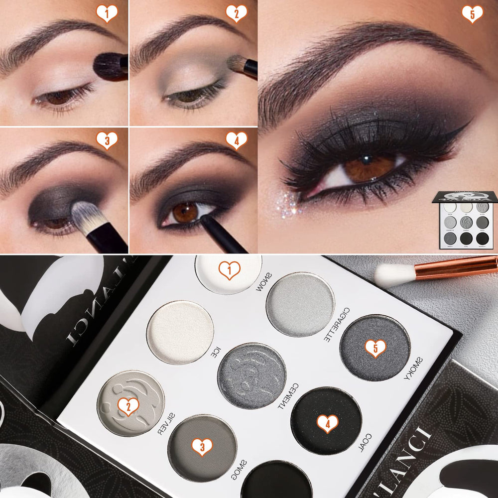 ecofavor closeup matte black powder showing dense pigment for bold payoff