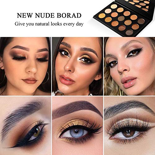 ecofavor DE'LANCI open top view showing 15 shades for versatile looks