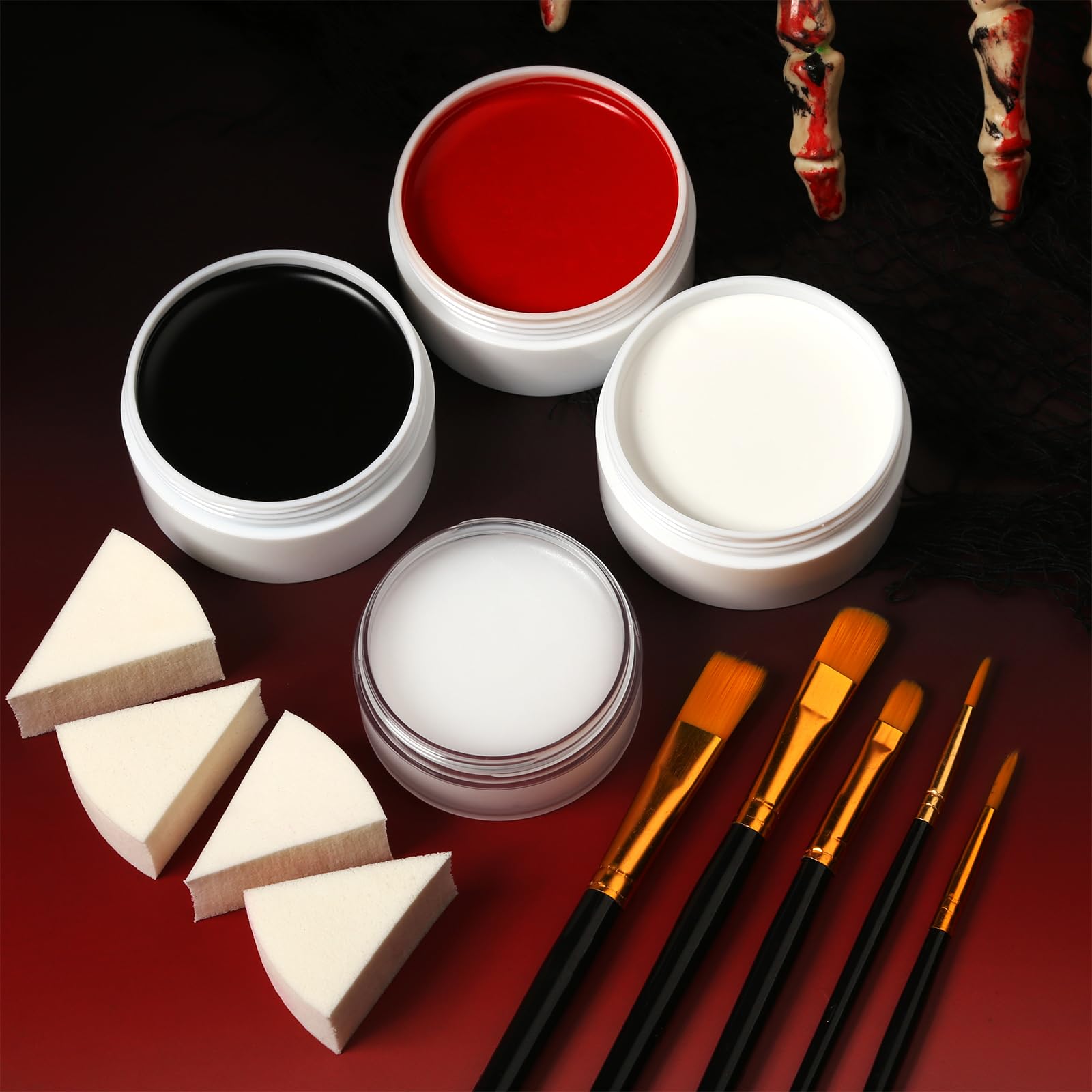 ecofavor jars next to hand showing scale and large 50g capacity