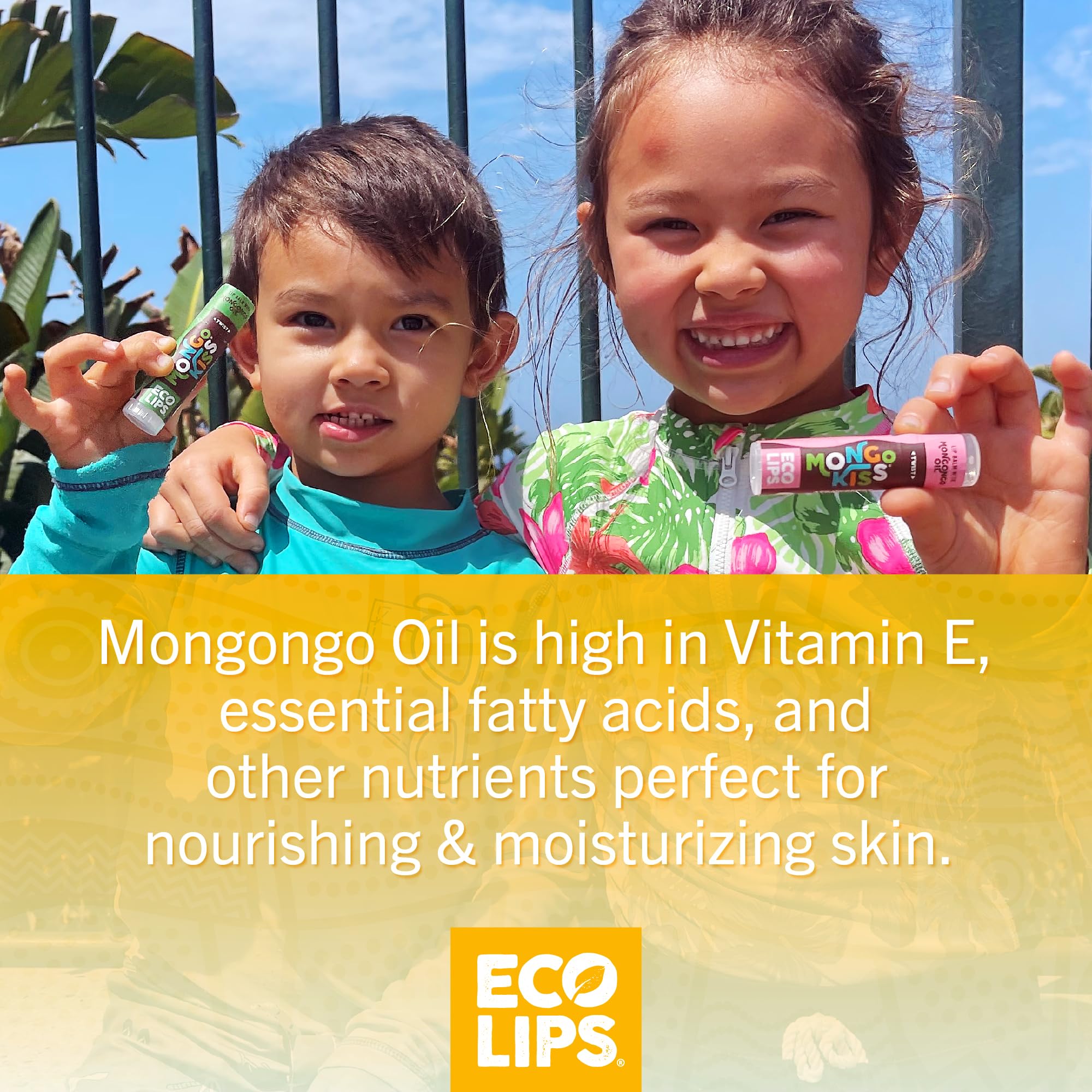 Eco Lips four-pack arrangement highlighting value and coordinated labeling