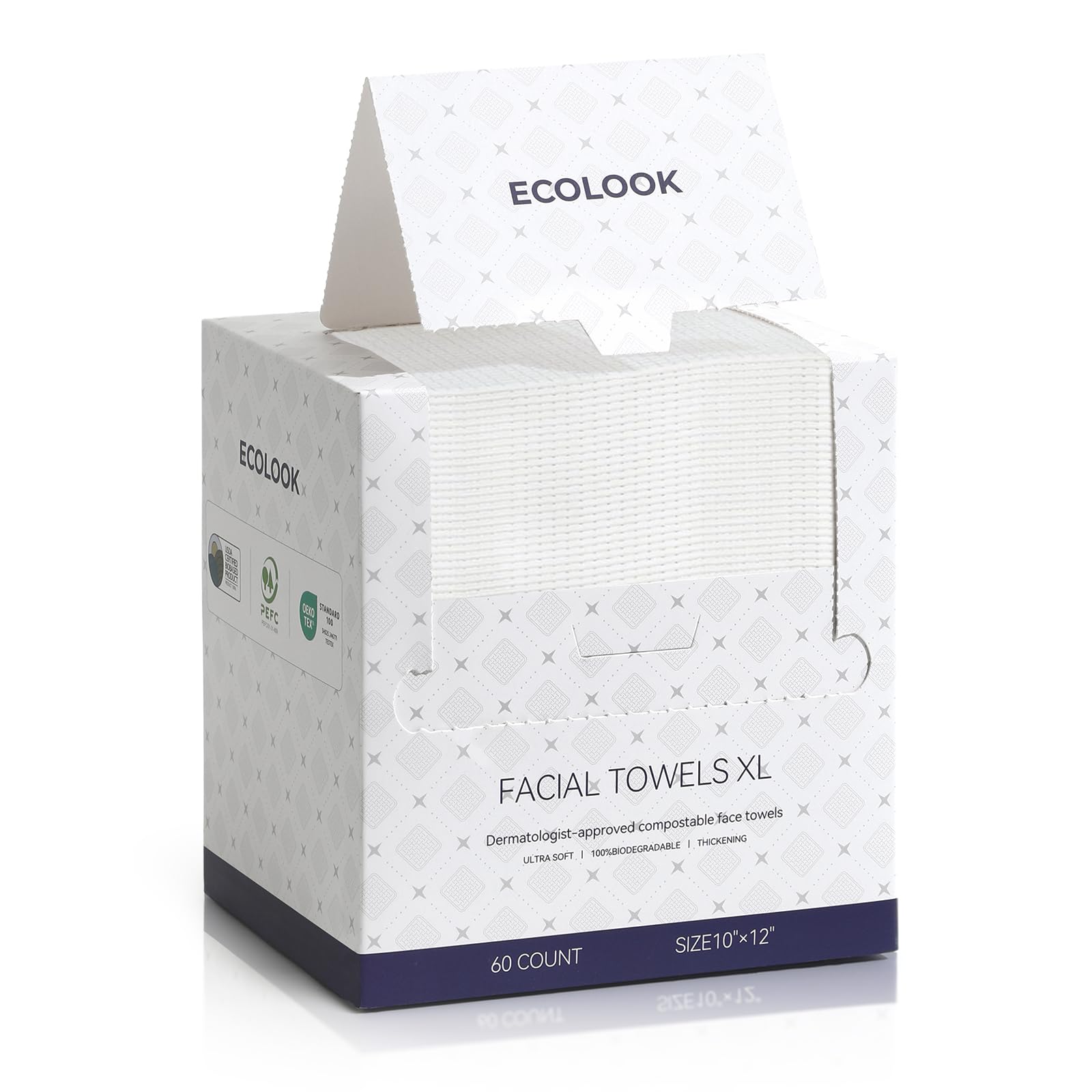 ecolook front packaging showing 60-count box and convenience