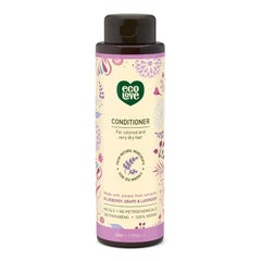 ecoLove front bottle showing lavender-scented conditioner and benefits