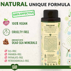 ecoLove shampoo foam texture close-up highlighting gentle lather and softness
