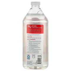 Earth Friendly Products ECOS refill being poured into dispenser for easy refill