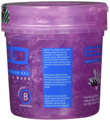 Eco Style gel texture close-up highlighting smooth, non-flaking formula and moisture