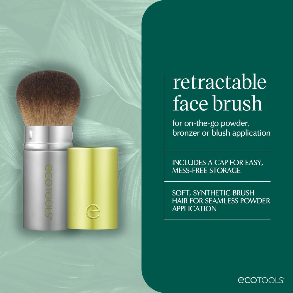 EcoTools closeup of soft synthetic bristles for smooth, even blending