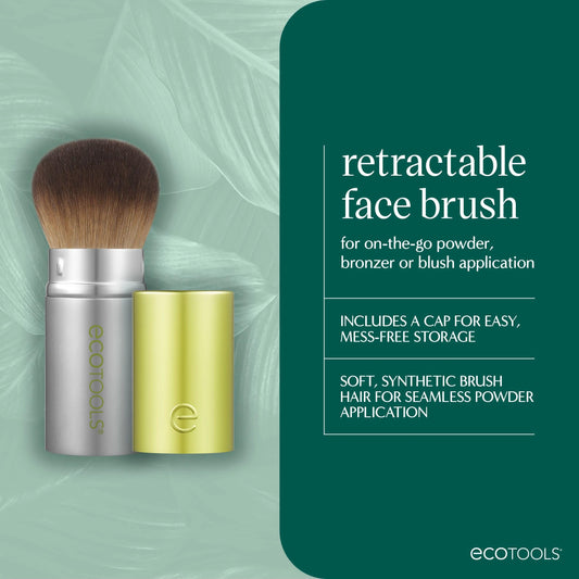 EcoTools closeup of soft synthetic bristles for smooth, even blending