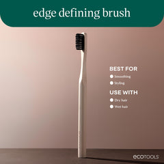 EcoTools bamboo handle detail with no-slip grip for comfortable control